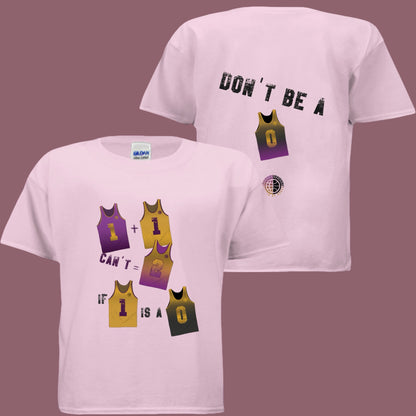 Don't Be- Purp'n'Gold Youth Tee