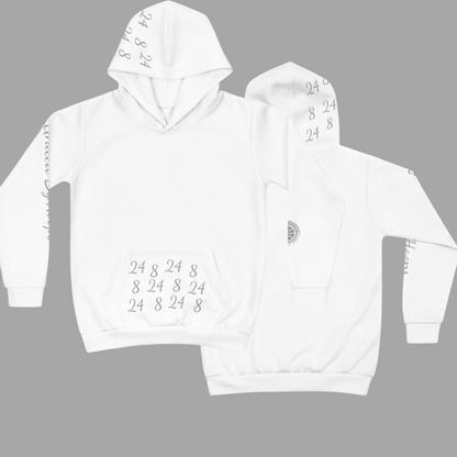 Silent Silver 24/8 Youth Hoodie