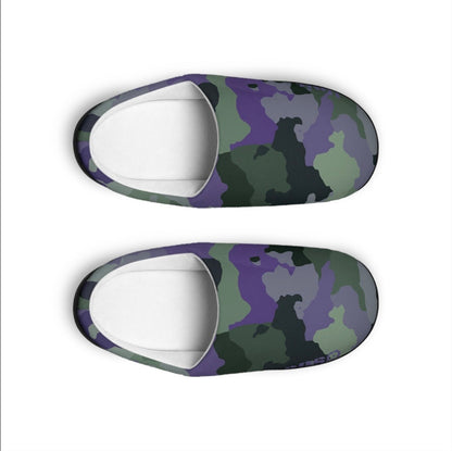 Purp Camo Indoor Slippers