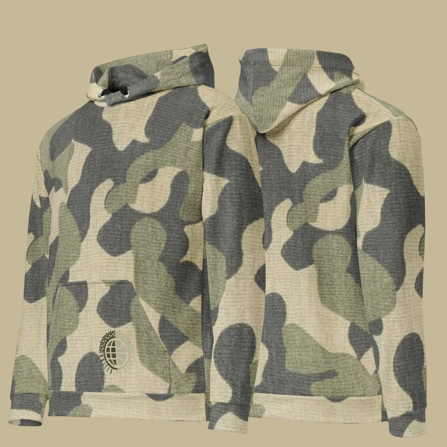 UBH Army Camo Unisex Hoodie United By Hoops, LLC