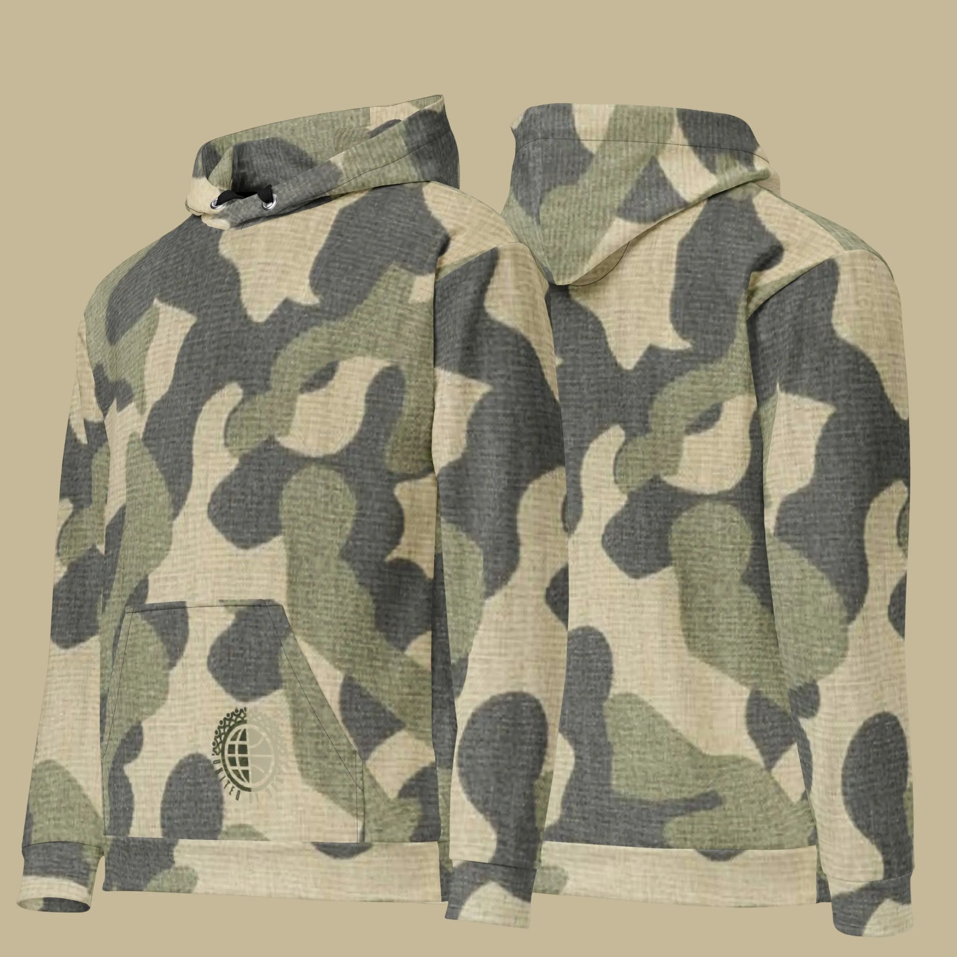 UBH Army Camo Unisex Hoodie United By Hoops, LLC
