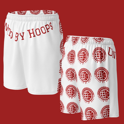 Candy Red Unisex mesh shorts United By Hoops, LLC