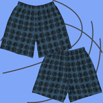 Dark Spotted Blue Basketball Shorts
