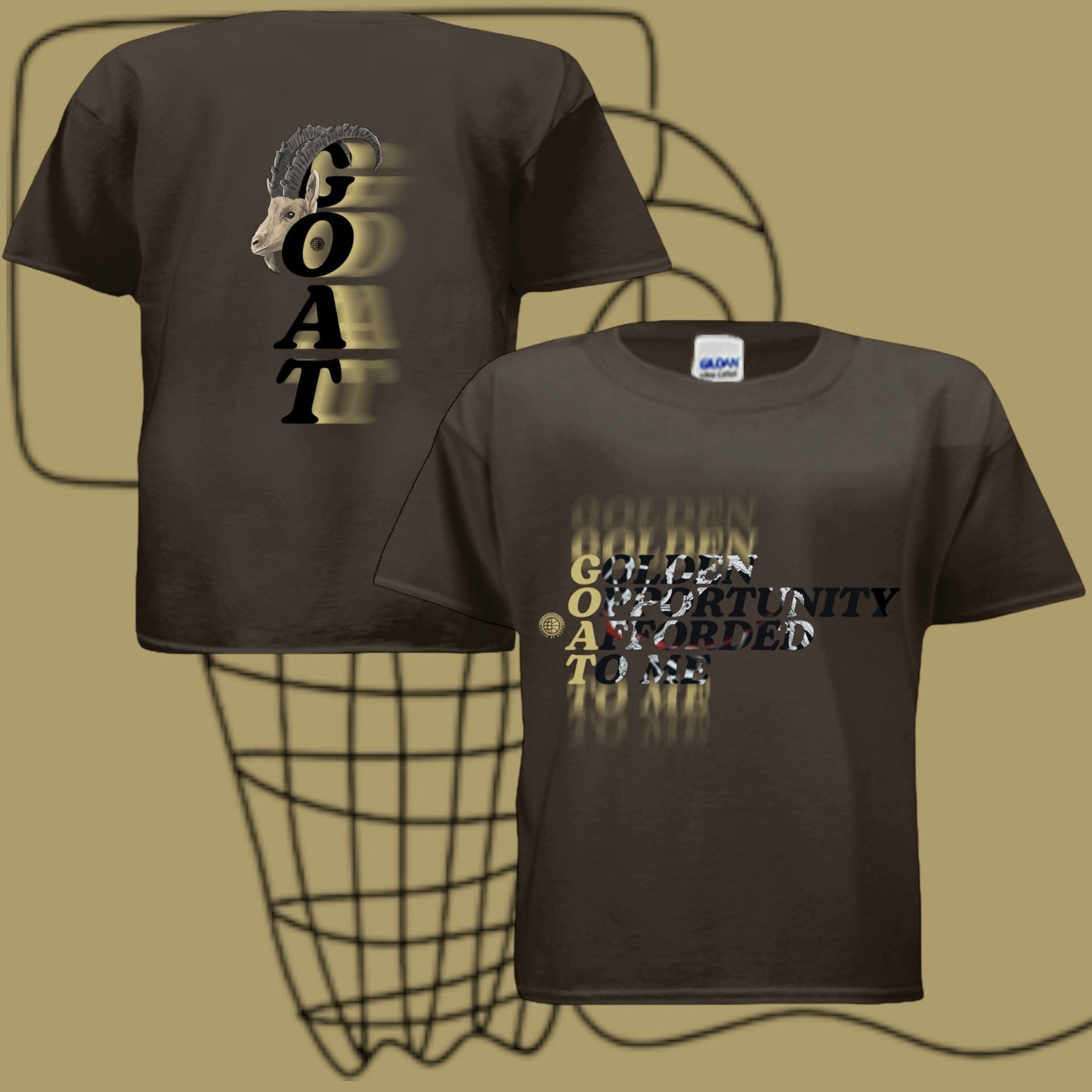 G.O.A.T. Gold Youth Tee