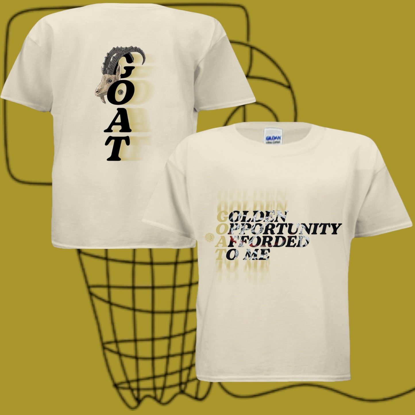 G.O.A.T. Gold Youth Tee