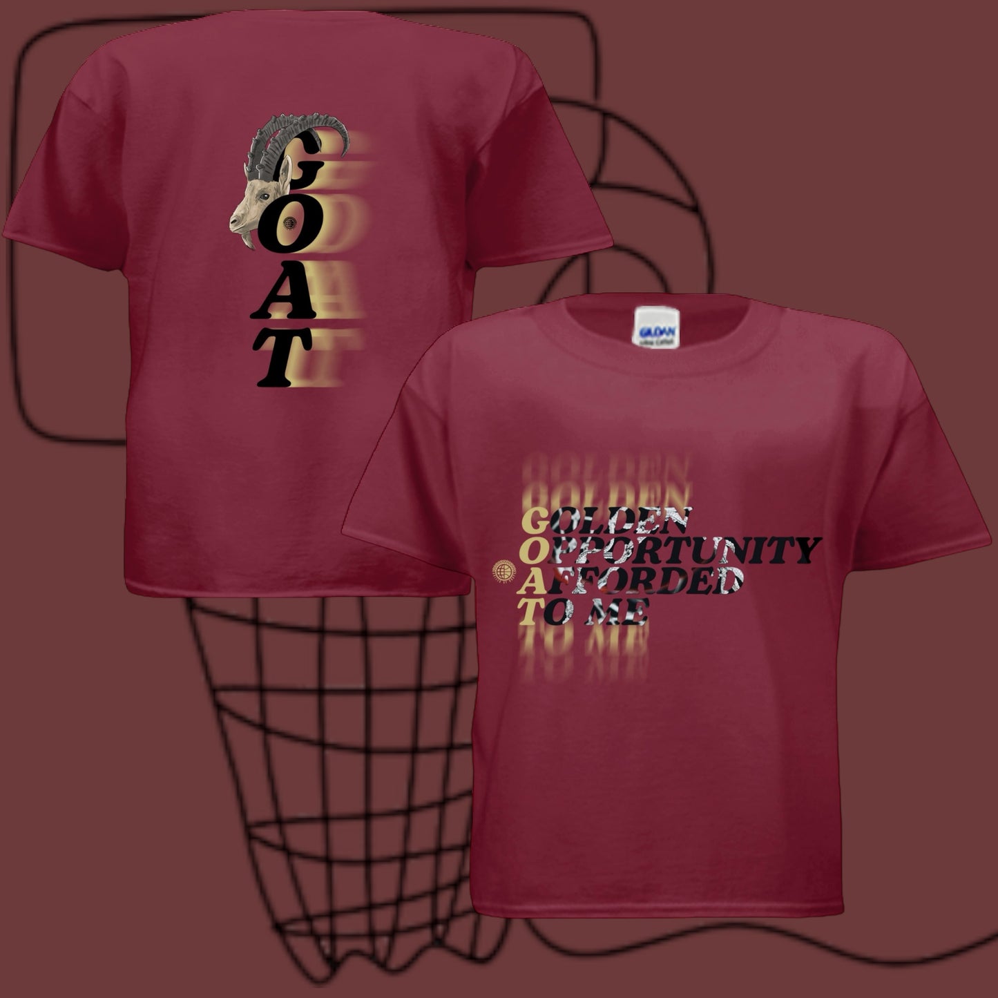 G.O.A.T. Gold Youth Tee