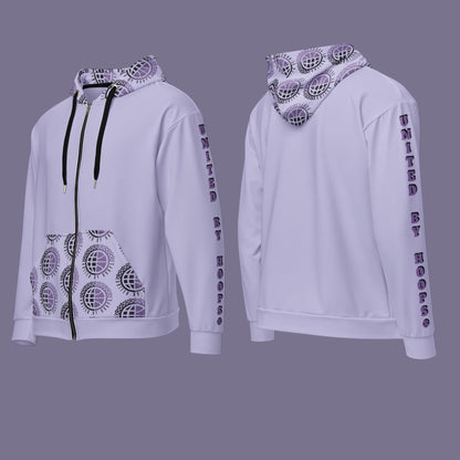 Mellow Plum Zip Unisex Hoodie