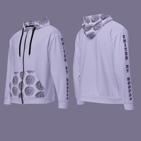 Mellow Plum Zip Unisex Hoodie