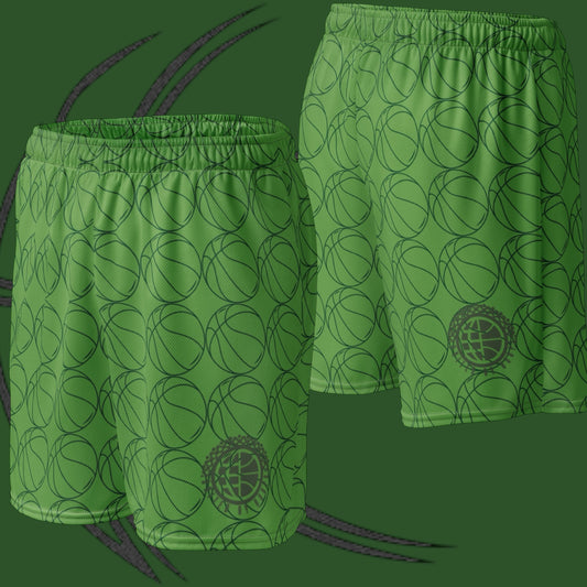 UBH Mean Green Unisex Mesh Shorts