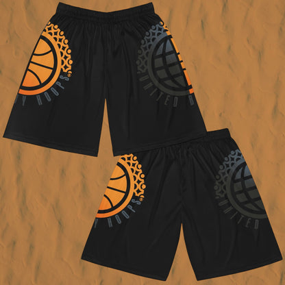 United By Hoops Unisex Basketball Shorts Black