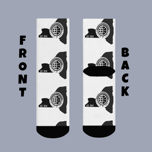 NYC BlackOut Unisex Crew Socks
