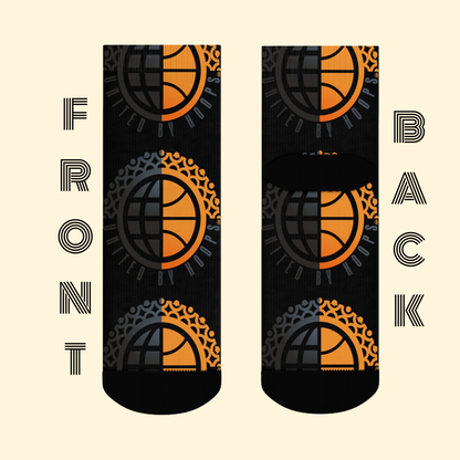 Black UBH Crew Socks