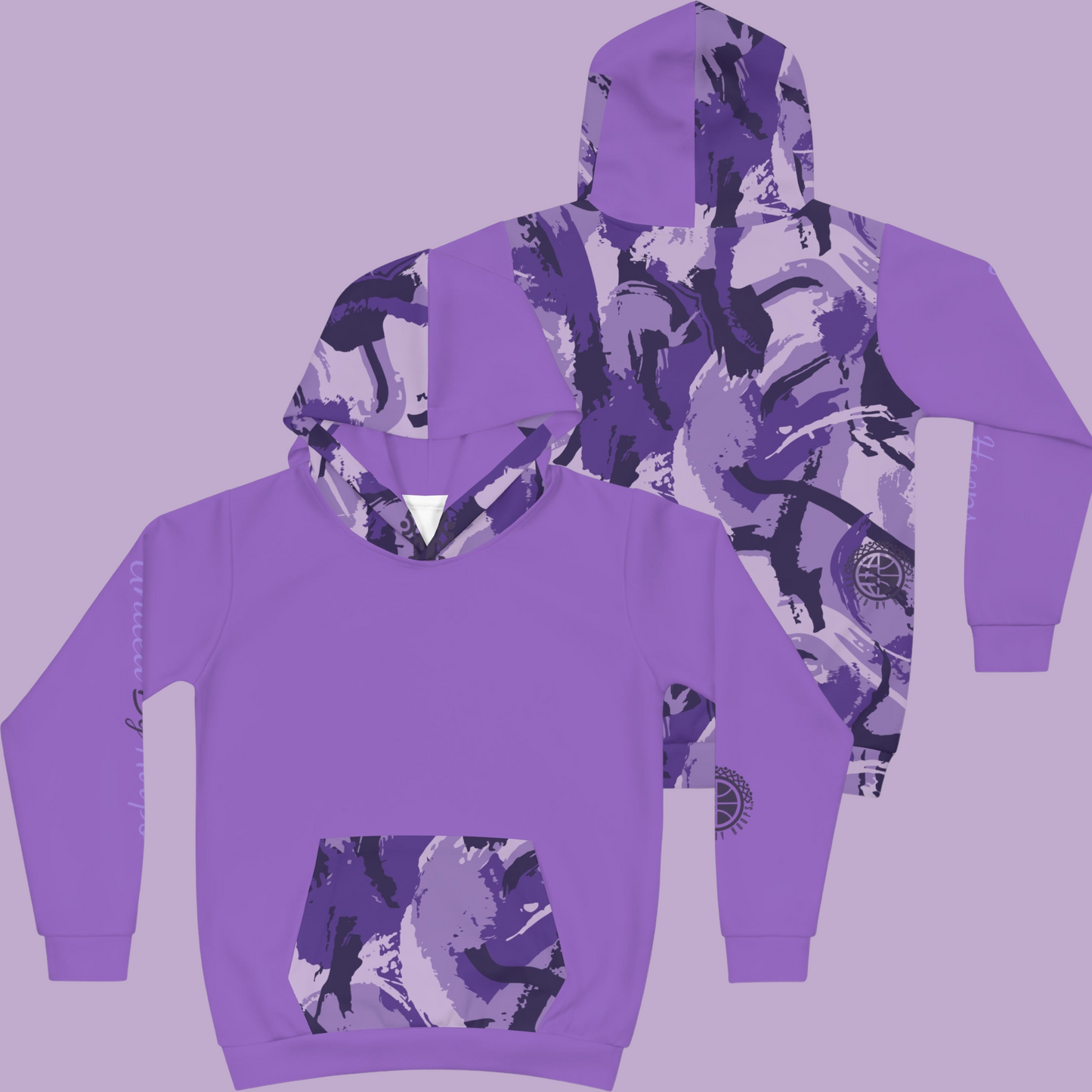 Purple Mix Youth Hoodie