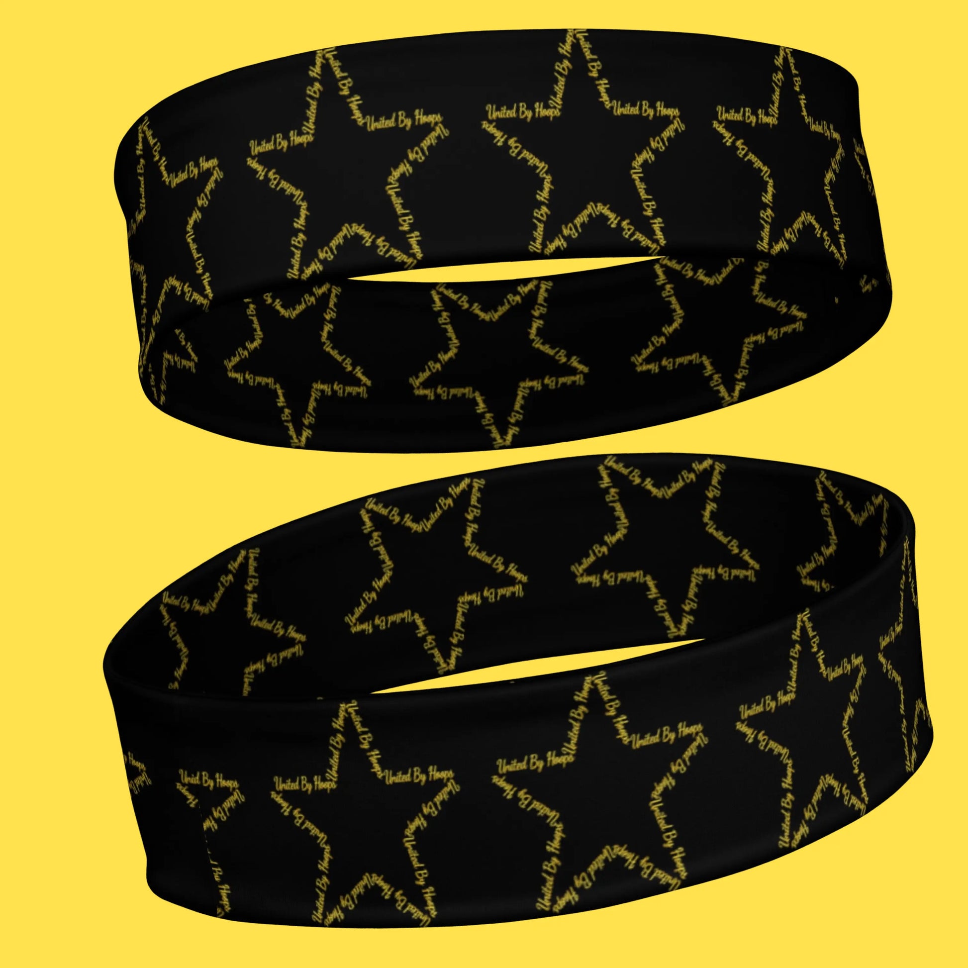 Scripted 5 star Headband United By Hoops, LLC