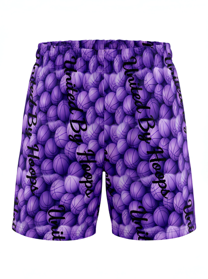 Purp Fade Unisex Athletic Shorts