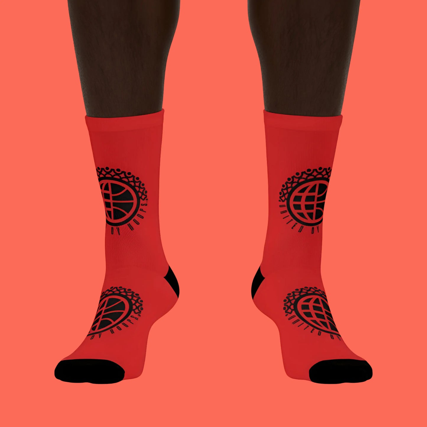 True Red UBH Socks Printify