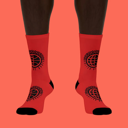 True Red UBH Socks Printify