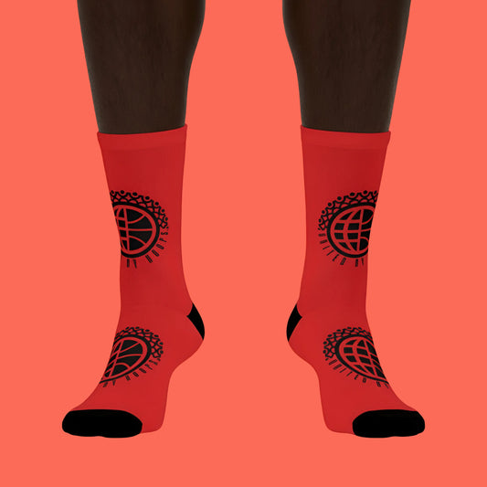 True Red UBH Socks Printify