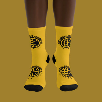True Yellow UBH Socks Printify