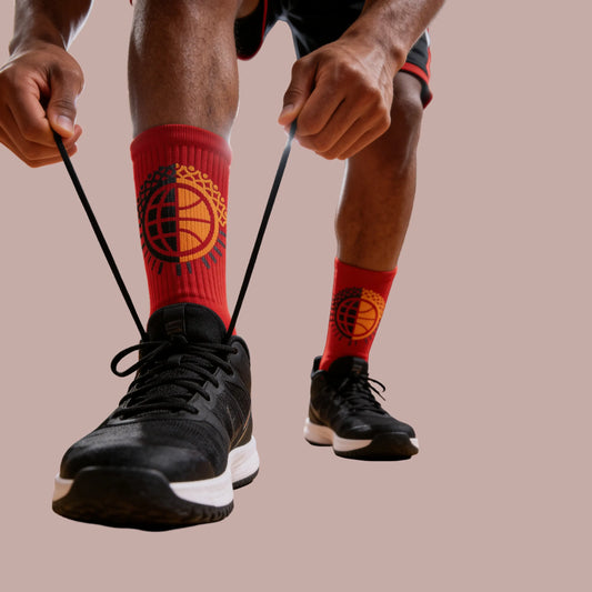 Red UBH Socks United By Hoops