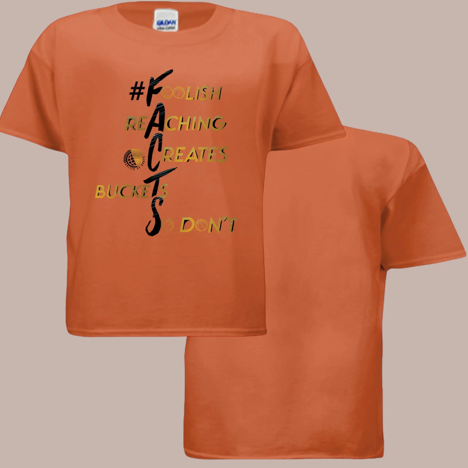 #F.A.C.T.S. Gold Youth Tee United By Hoops, LLC