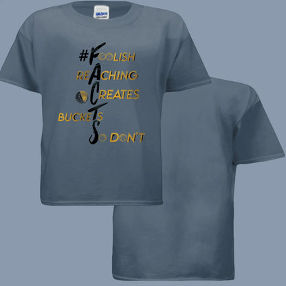 #F.A.C.T.S. Gold Youth Tee United By Hoops, LLC