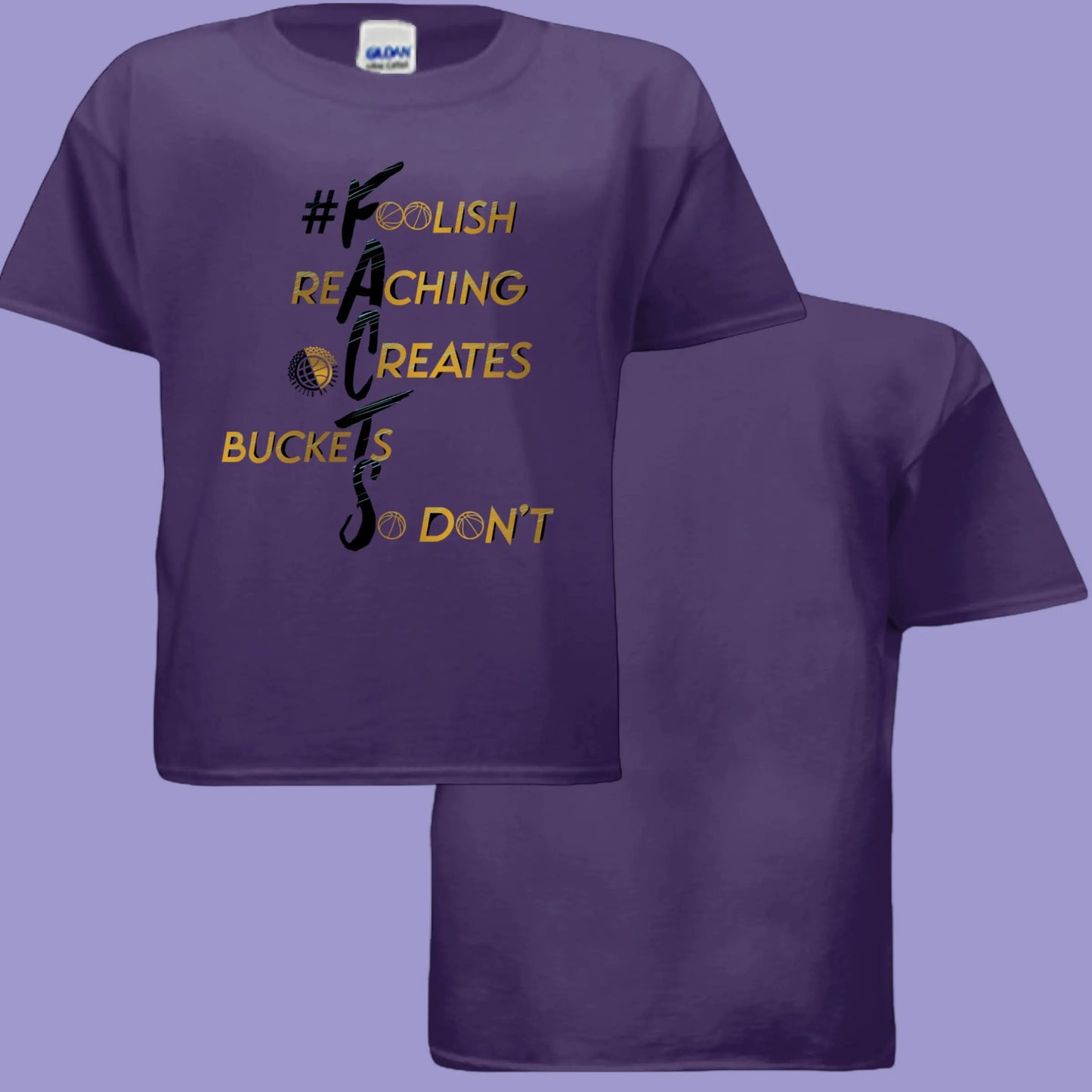 #F.A.C.T.S. Gold Youth Tee United By Hoops, LLC