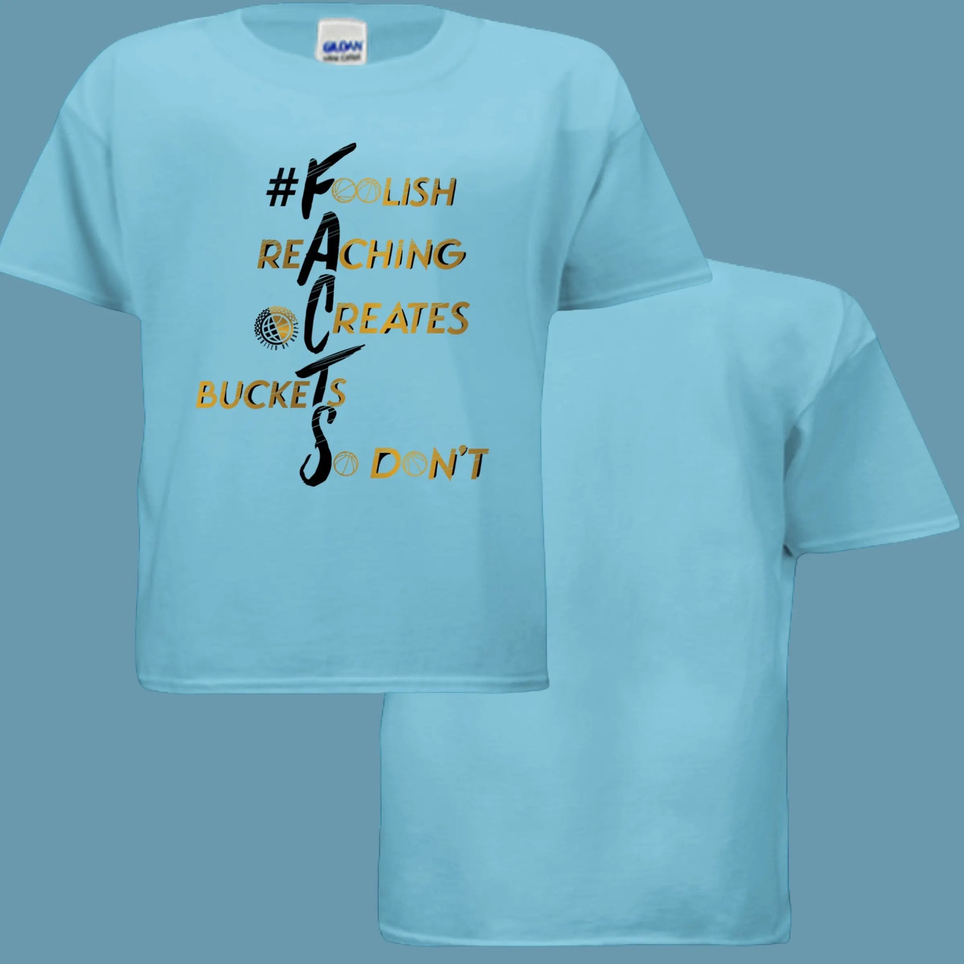#F.A.C.T.S. Gold Youth Tee United By Hoops, LLC