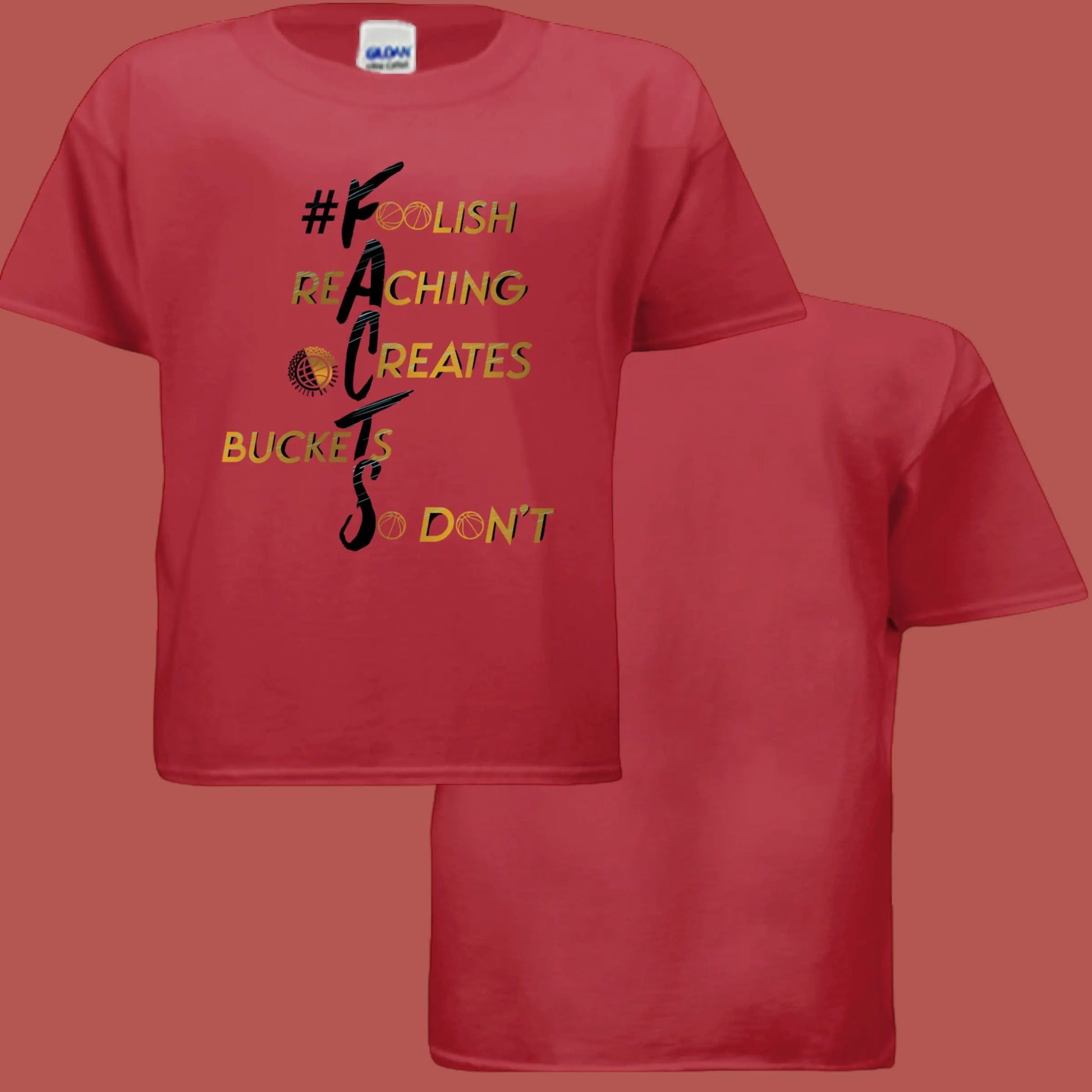 #F.A.C.T.S. Gold Youth Tee United By Hoops, LLC
