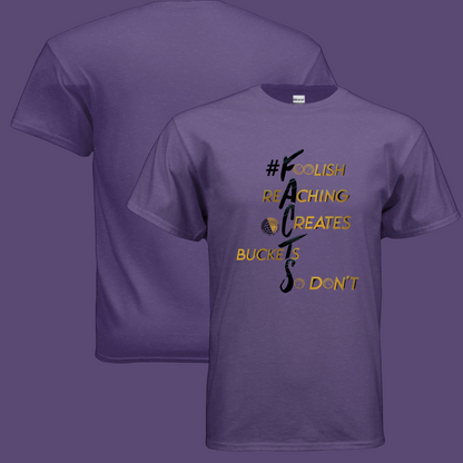 #F.A.C.T.S. Gold Unisex Tee