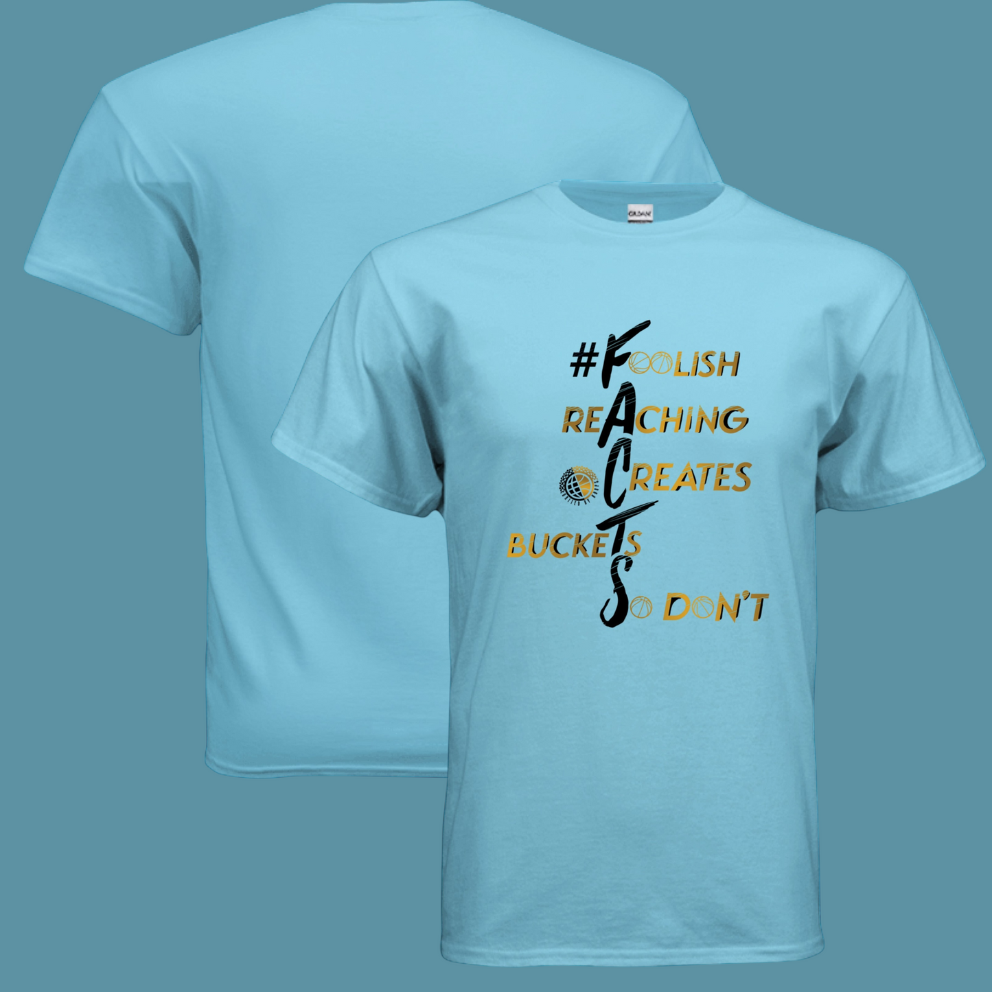 #F.A.C.T.S. Gold Unisex Tee