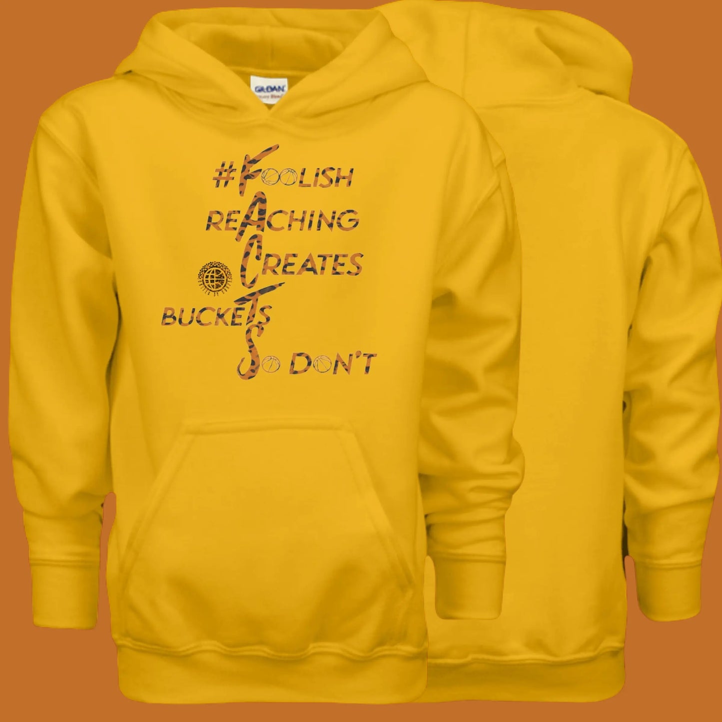 #F.A.C.T.S. Camo Youth Hoodie United By Hoops, LLC