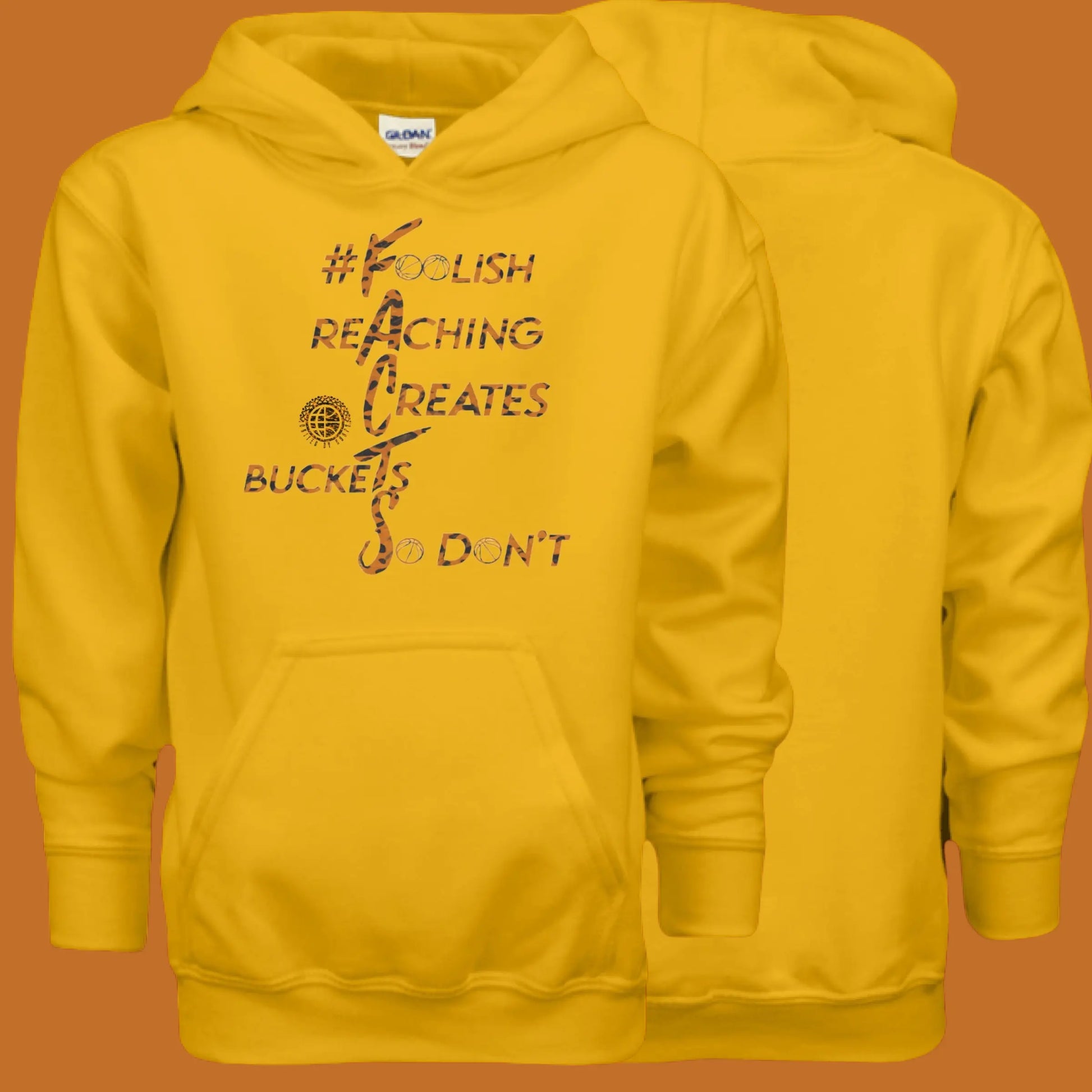 #F.A.C.T.S. Camo Youth Hoodie United By Hoops, LLC