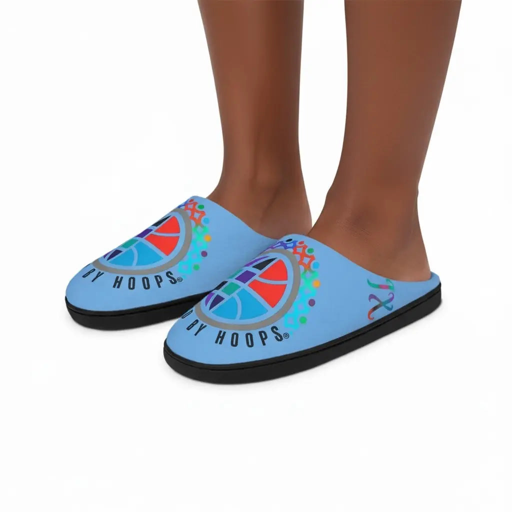 Nueve Light Blue Indoor Slippers Printify