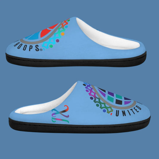Nueve Light Blue Indoor Slippers Printify