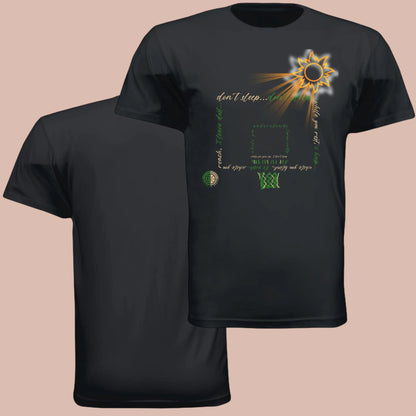 Don't Sleep Green & Tan Unisex Tee United By Hoops, LLC