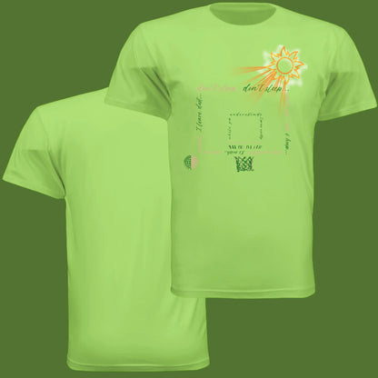 Don't Sleep Green & Tan Unisex Tee United By Hoops, LLC