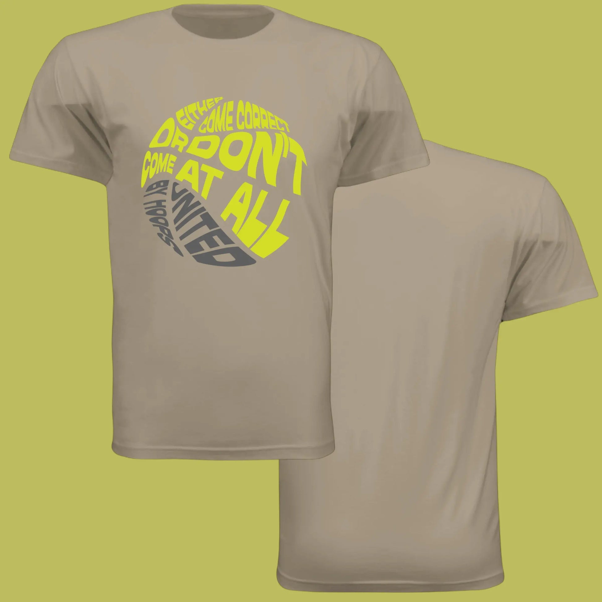 Statement Made Lime Unisex Tee United By Hoops, LLC