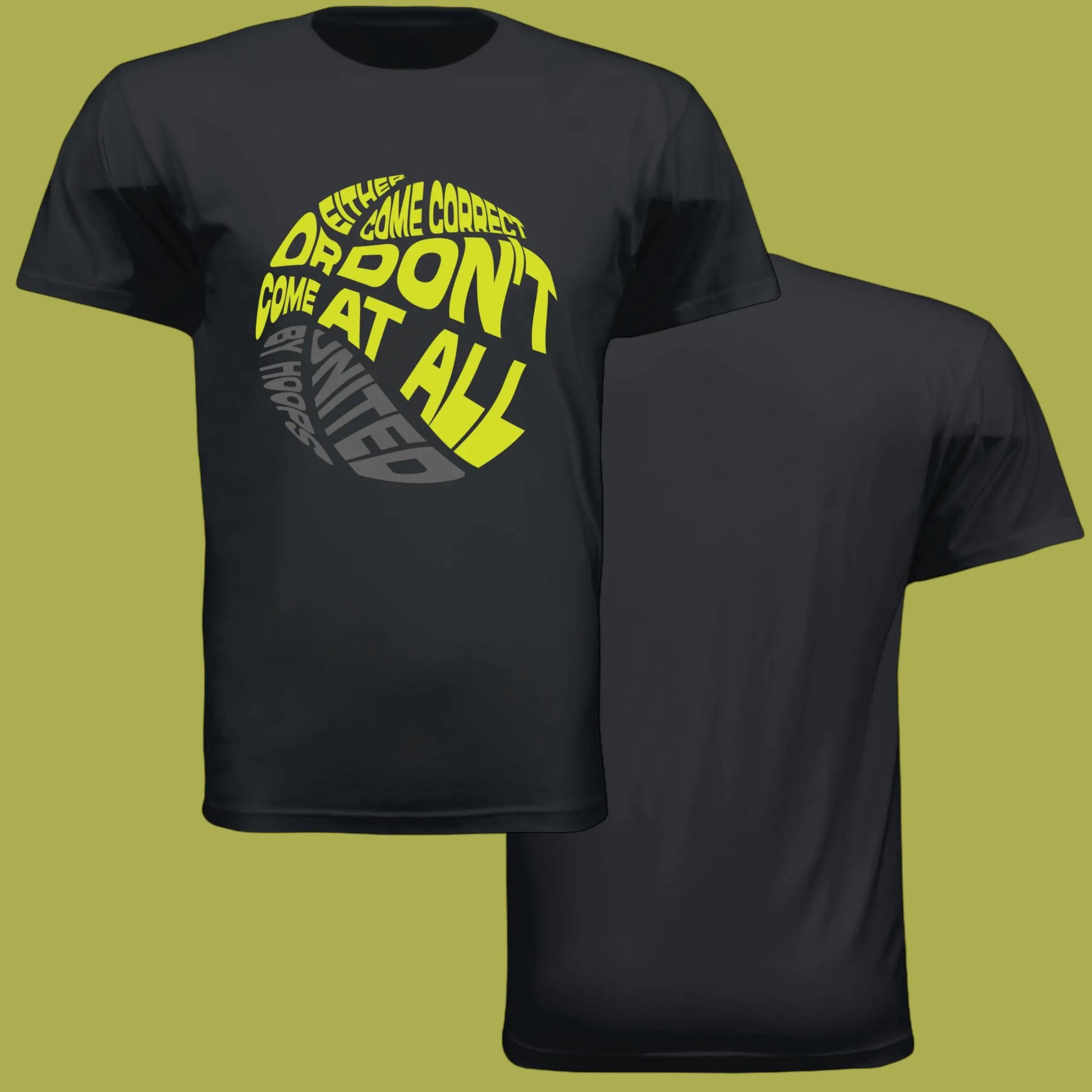 Statement Made Lime Unisex Tee United By Hoops, LLC