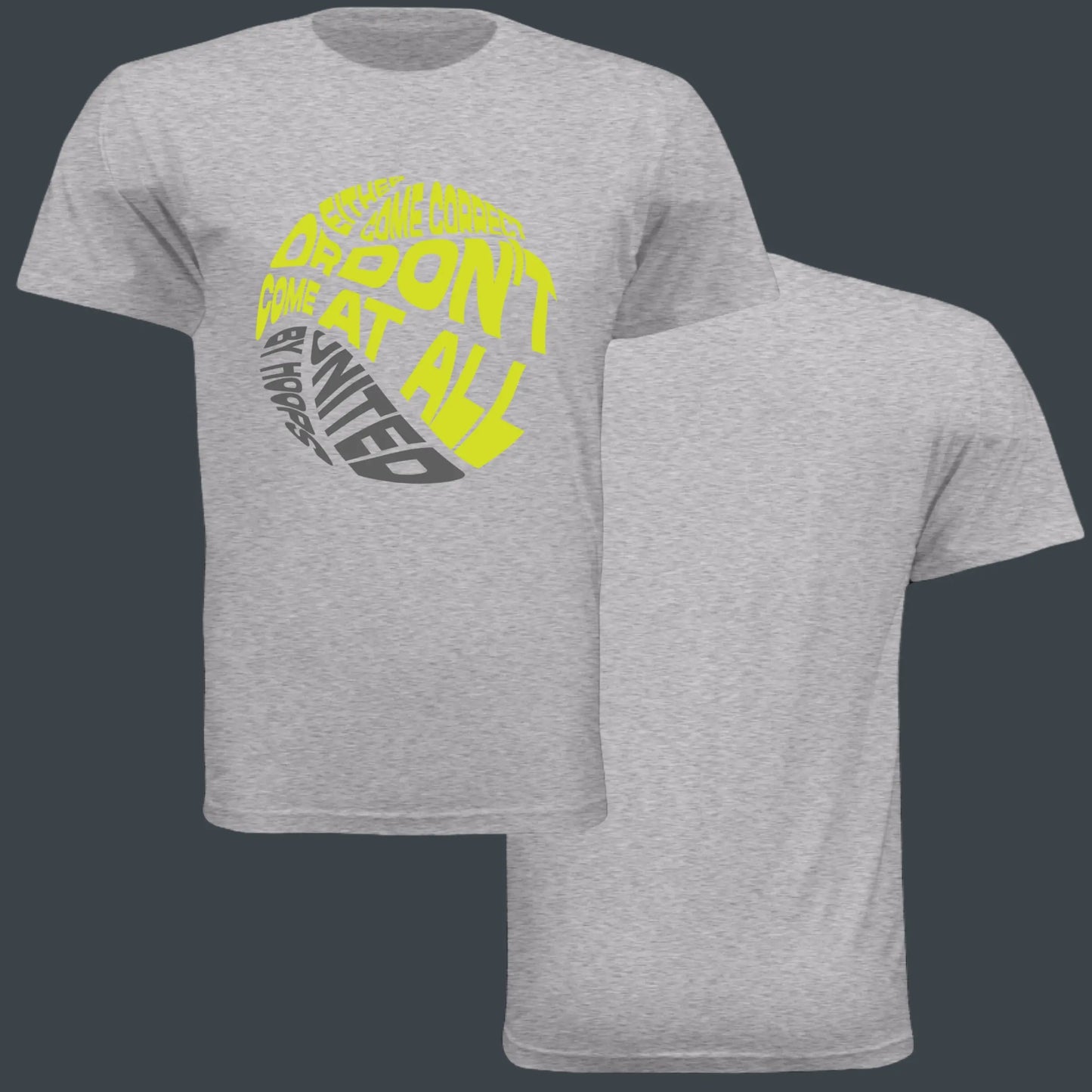 Statement Made Lime Unisex Tee United By Hoops, LLC
