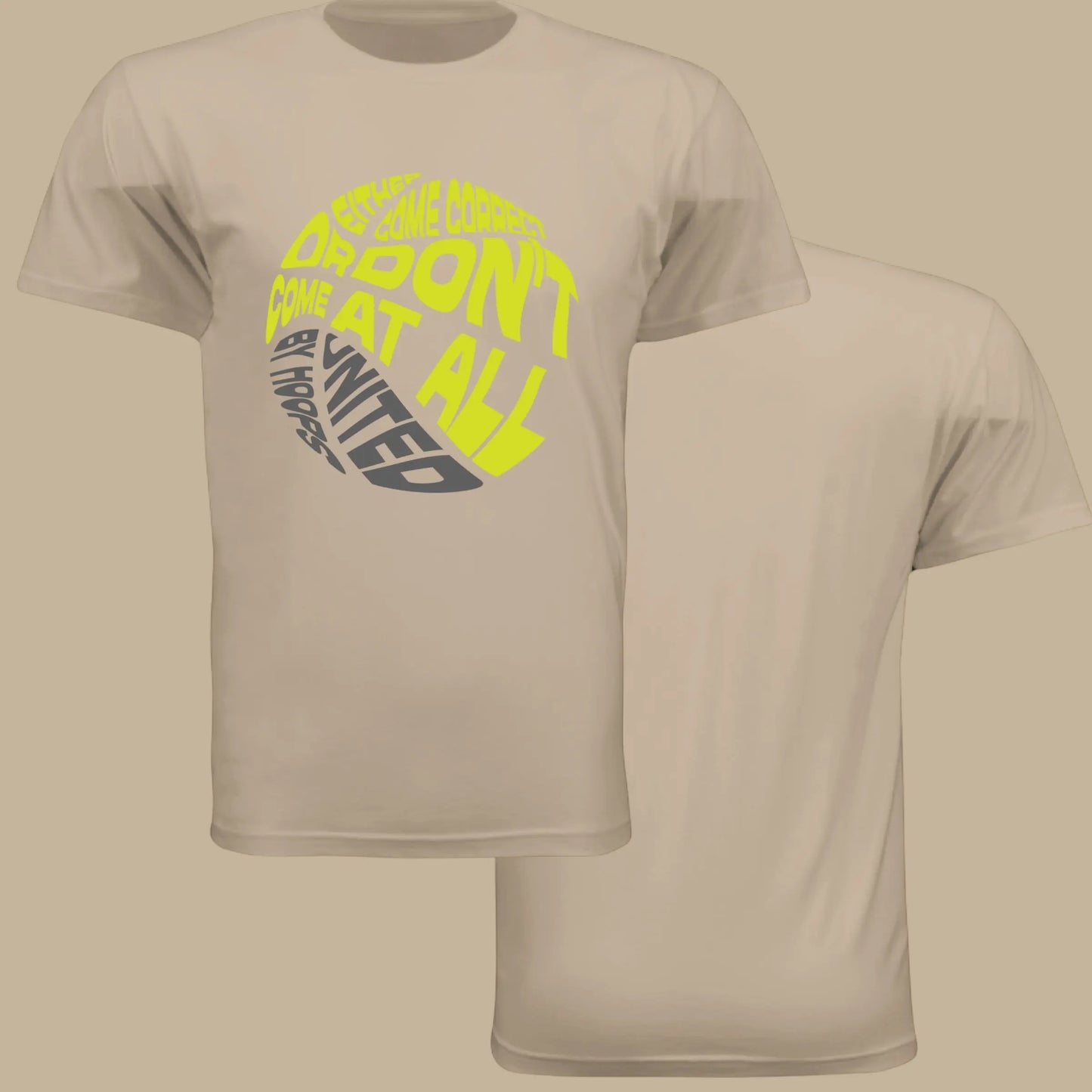 Statement Made Lime Unisex Tee United By Hoops, LLC
