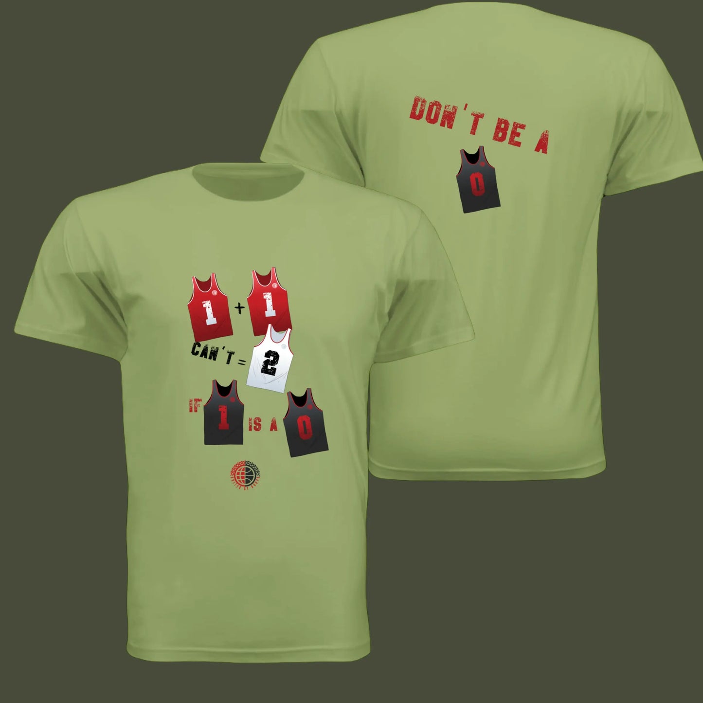 Don't Be- Red Unisex Tee United By Hoops, LLC
