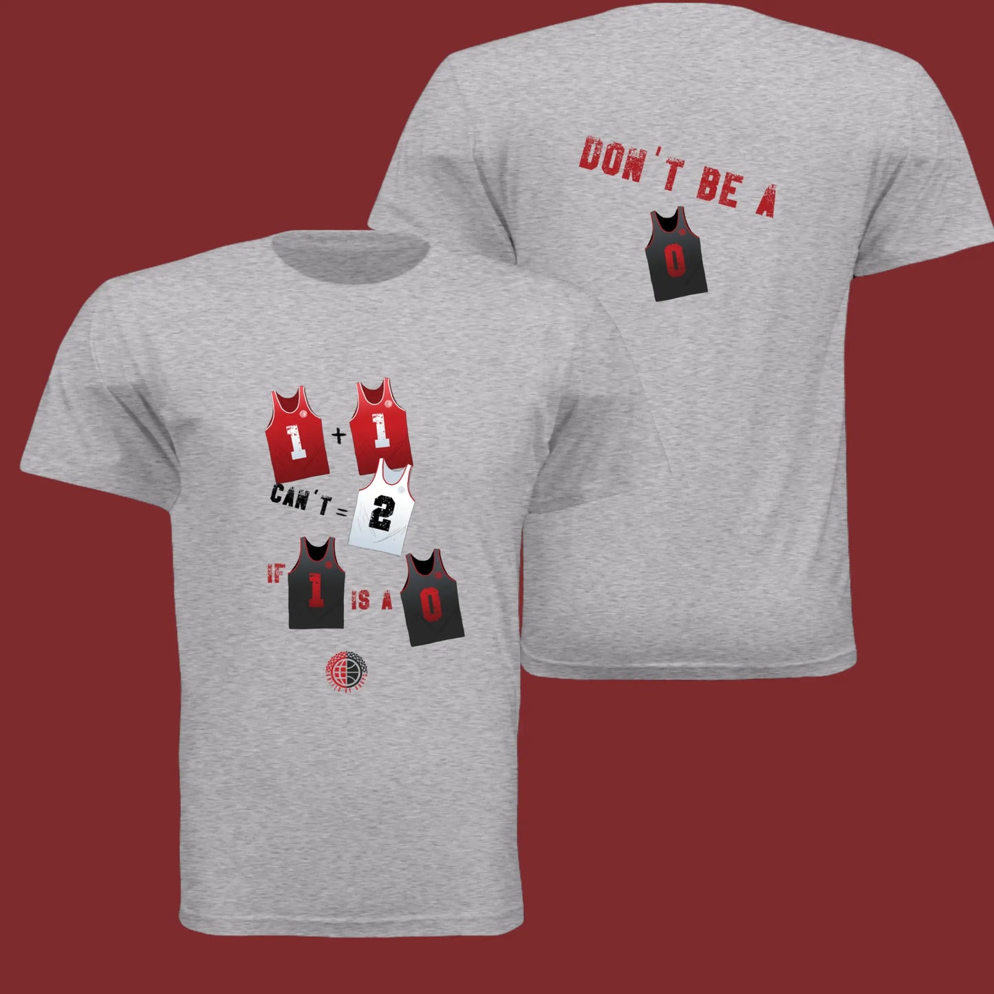 Don't Be- Red Unisex Tee United By Hoops, LLC