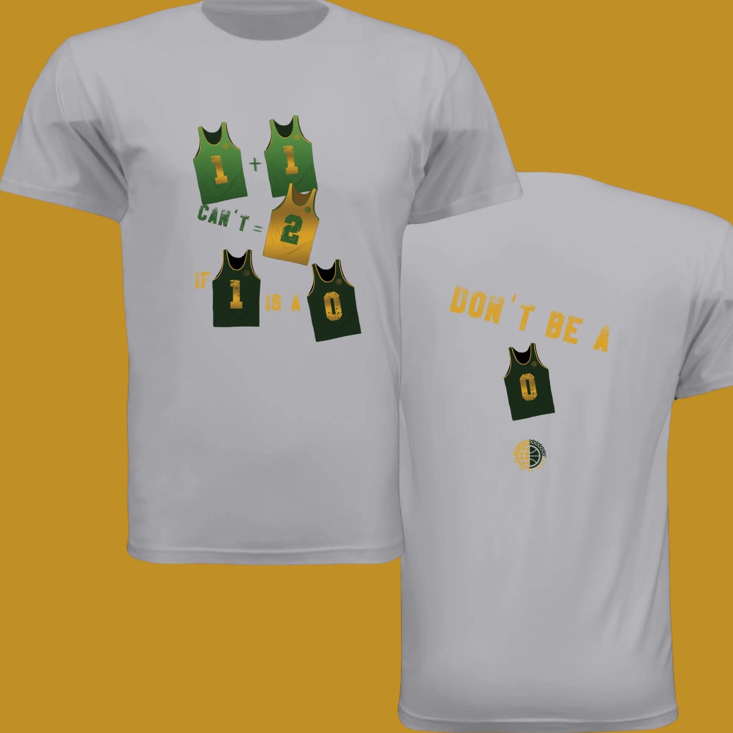 Don't Be- Greenish Yellow Unisex Tee United By Hoops, LLC