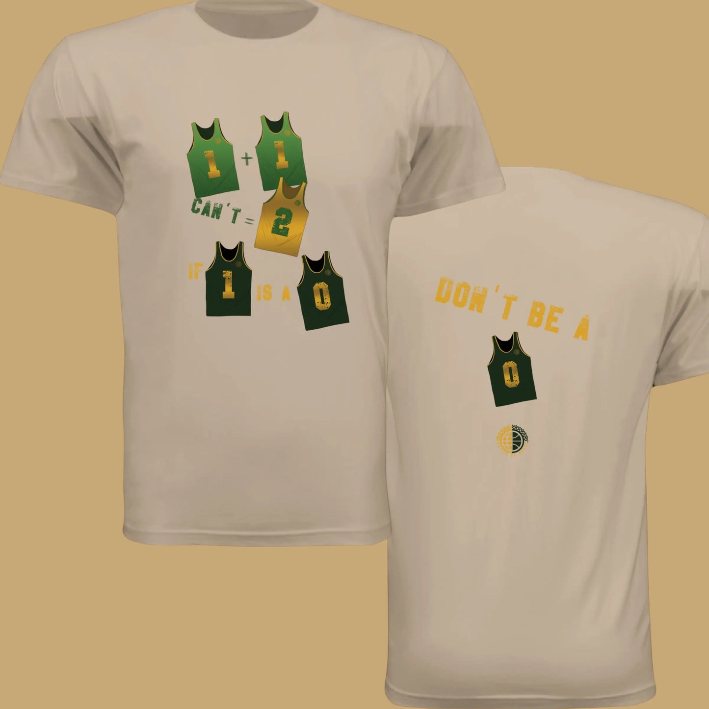 Don't Be- Greenish Yellow Unisex Tee United By Hoops, LLC