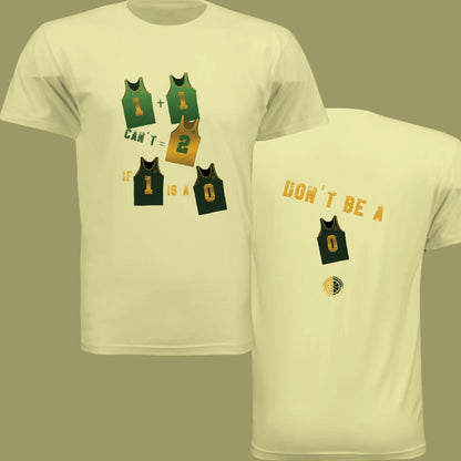 Don't Be- Greenish Yellow Unisex Tee United By Hoops, LLC