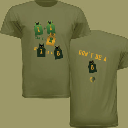 Don't Be- Greenish Yellow Unisex Tee United By Hoops, LLC