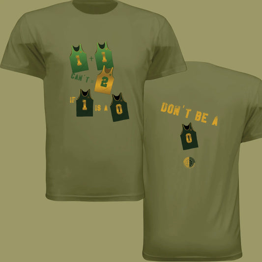 Don't Be- Greenish Yellow Unisex Tee United By Hoops, LLC