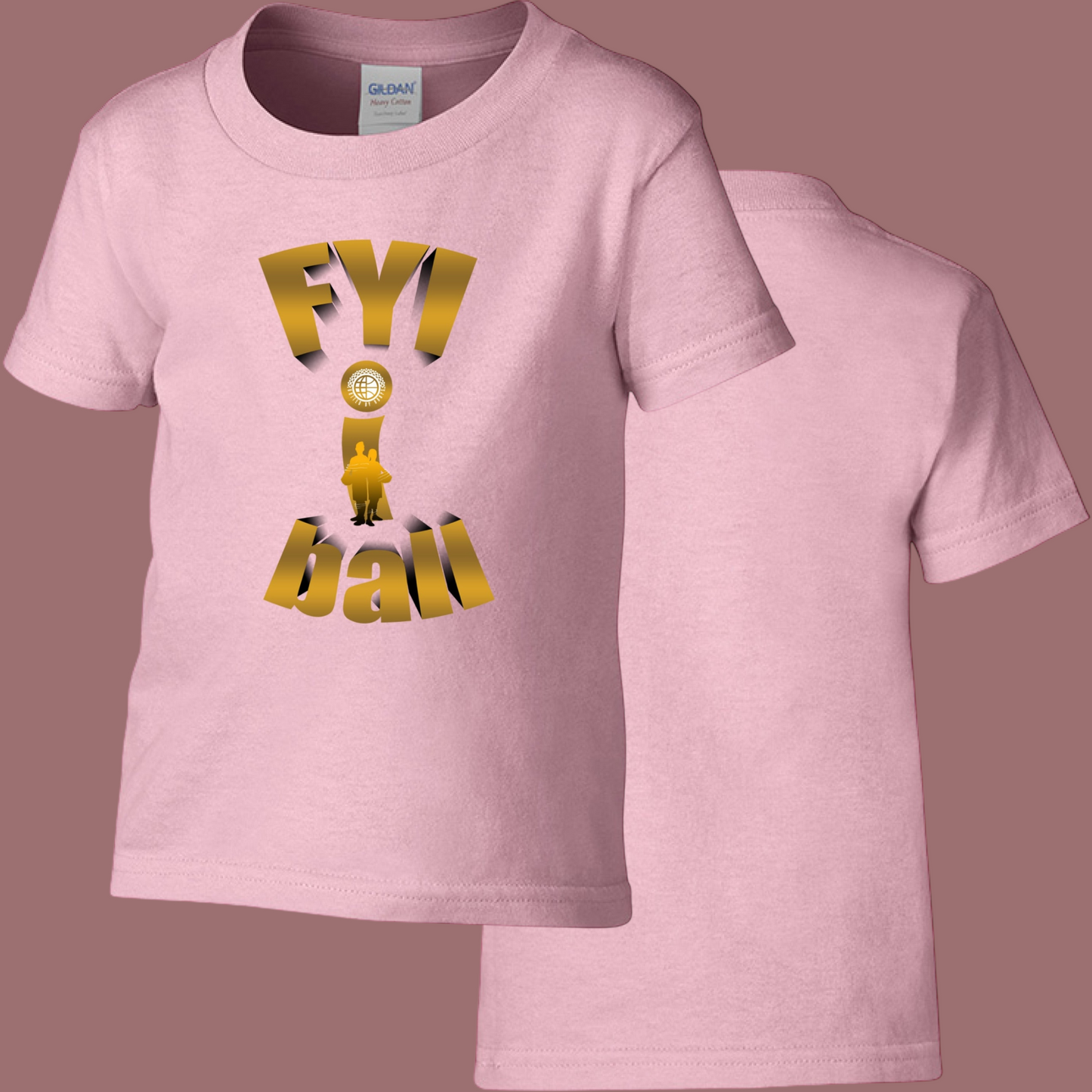 F.Y.I. I Ball Gold Toddler Tee