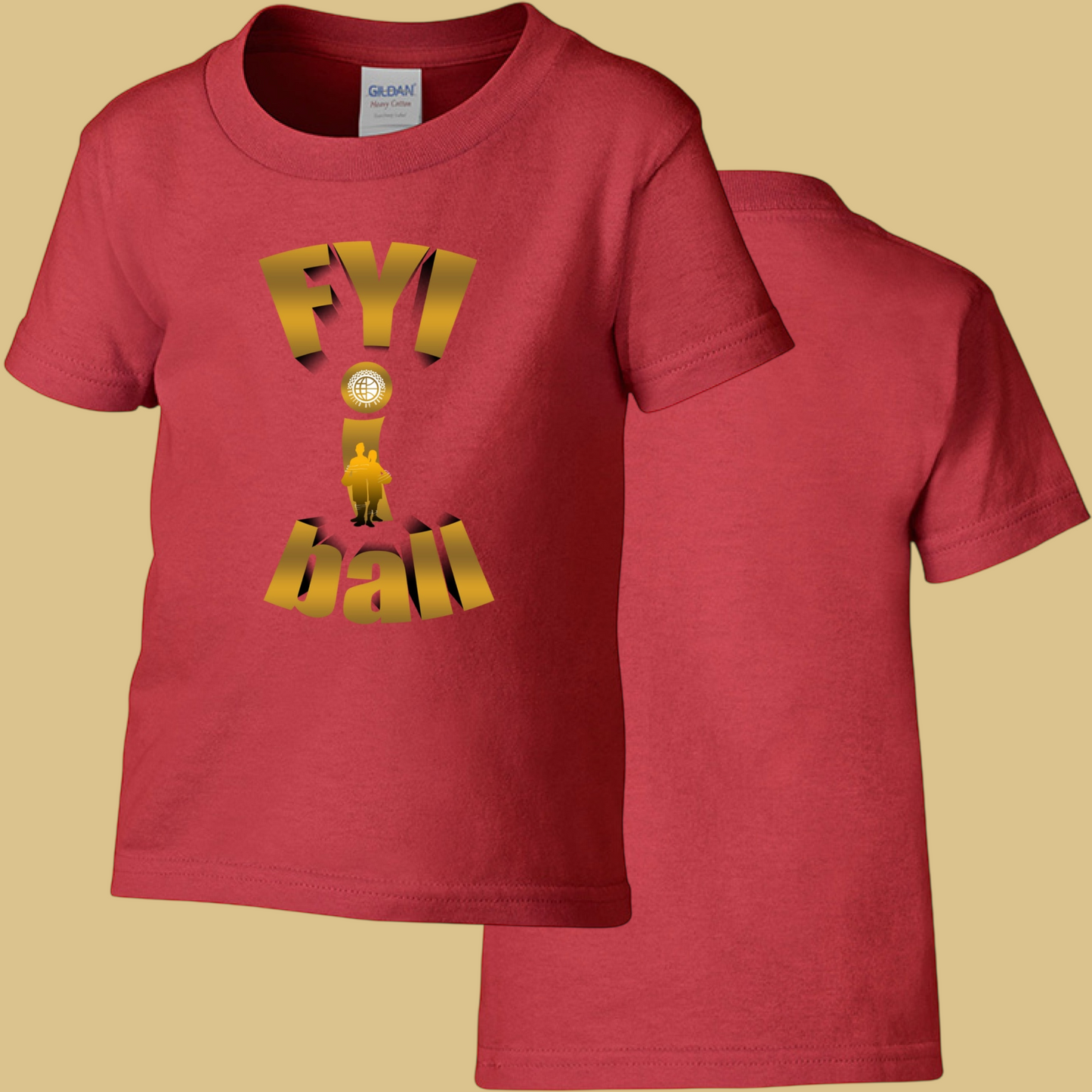 F.Y.I. I Ball Gold Toddler Tee